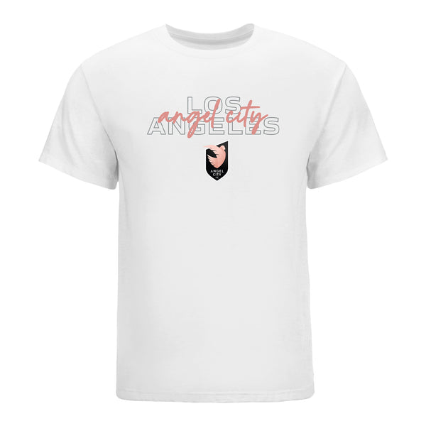 Unisex Angel City Mosaic Motion White Tee