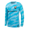 Unisex Nike 2024 Angel City FC Replica Blue Goalkeeper Jersey  -Angled Left View