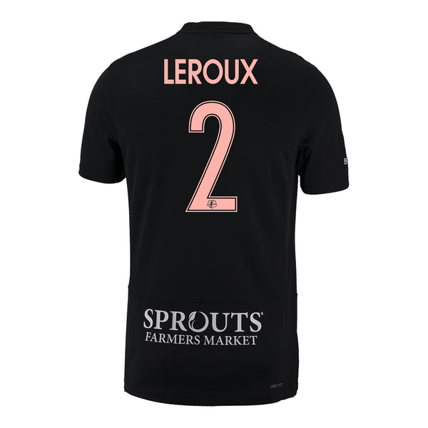 Youth Nike 2024 Angel City FC Leroux 2 Primary Moonlight Replica Jersey - Back View