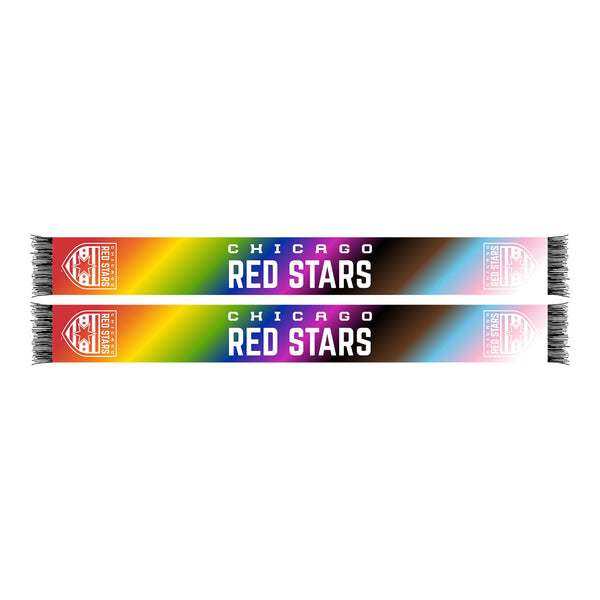 2023 Chicago Red Stars Pride Scarf - Front View