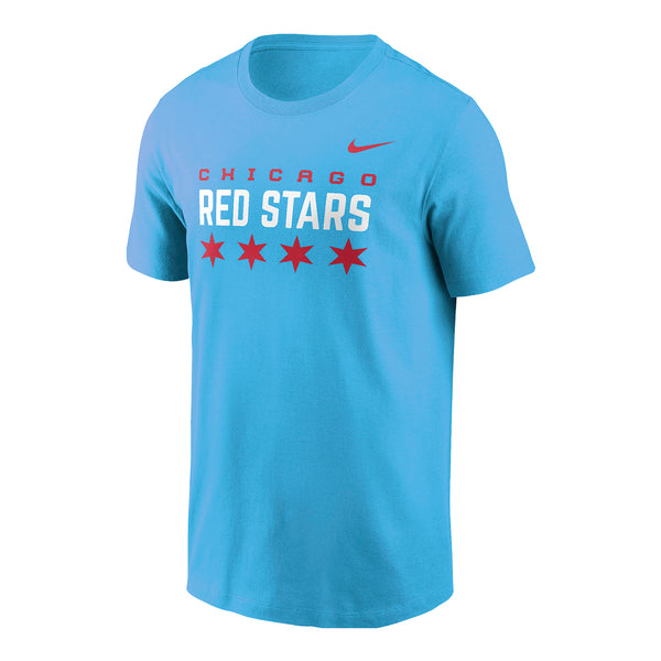 Unisex Nike Chicago Red Stars Roots Blue Tee - Front View