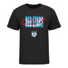 Unisex Chicago Red Stars Splatter Black Tee