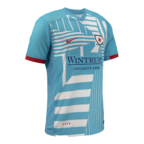 Unisex Nike 2024 Chicago Red Stars Mallory Swanson Primary Replica Jersey - Side View