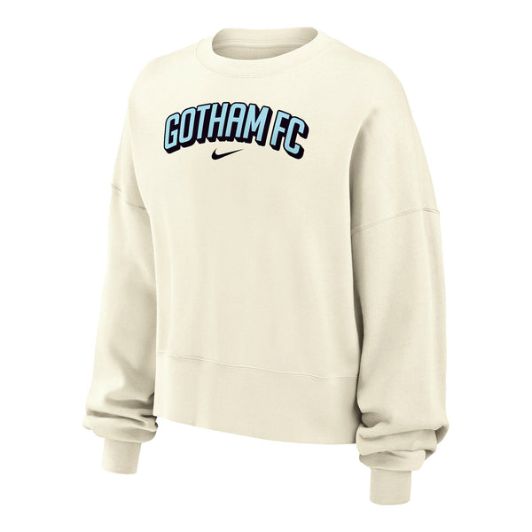 Women's NJ/NY Gotham FC Nike Off-White Status Crewneck