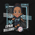 Unisex NJ/NY Gotham Lynn Williams Chibi Black Tee