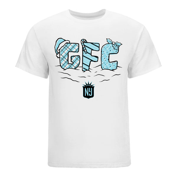 Unisex NJ/NY Gotham FC Holiday White Tee