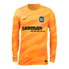 Unisex Nike 2024 NJ/NY Gotham FC Replica Orange Goalkeeper Jersey - Front View