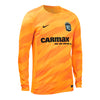 Unisex Nike 2024 NJ/NY Gotham FC Replica Orange Goalkeeper Jersey - Angled Right View