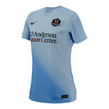 Women's Nike 2024 Houston Dash Secondary Space City Blue Replica Jersey - Side View