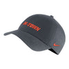 Adult Nike Houston Dash Grey Campus Hat - Front View