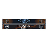 NWSL 2024 Draft Houston Dash Black Scarf - Front View