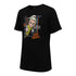 Unisex Houston Dash Jane Campbell Chibi Black Tee - Front View