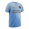 Unisex Nike 2024 Houston Dash Secondary Space City Blue Replica Jersey - Side View