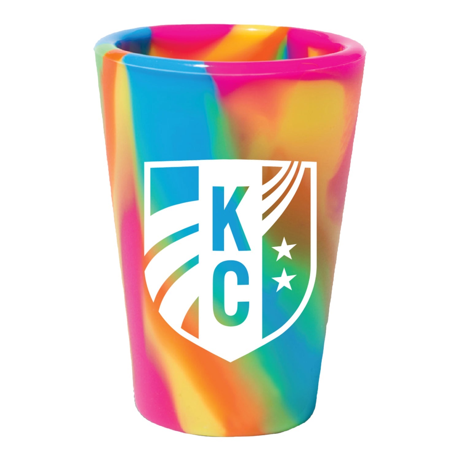 WinCraft KC Current Hippie Silicone Shot Glass - Front View