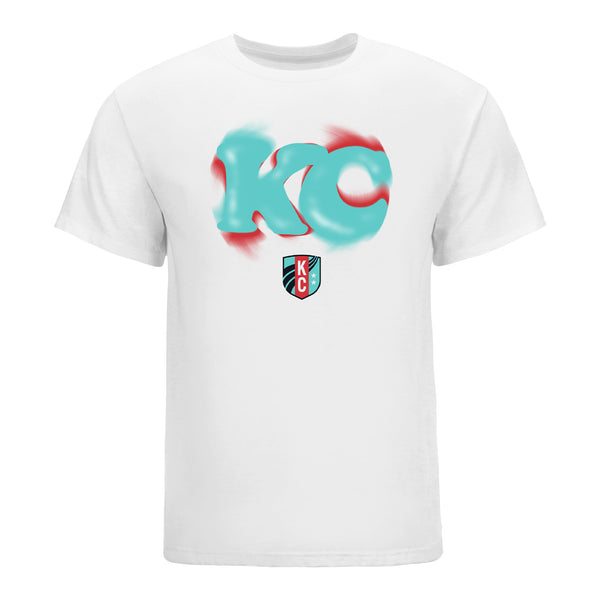 Unisex KC Current Bubbly White Tee