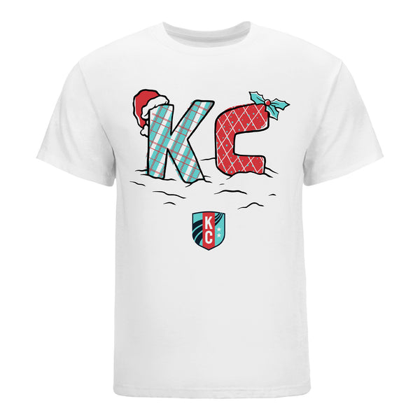 Unisex KC Current Holiday White Tee