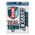 WinCraft KC Current 3-Pack Stickers - Front View