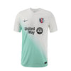 Youth Nike 2024 KC Current Away Replica Jersey - Front View