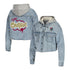Women's NC Courage WEAR Cropped Denim Jacket - Front View