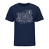 Unisex NC Courage Map Navy Tee