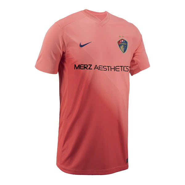 Youth Nike 2024 North Carolina Courage Secondary Replica Jersey - Side View