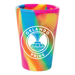 WinCraft Orlando Pride Hippie Silicone Shot Glass - Front View