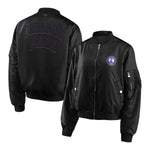 Women's Orlando Pride WEAR Black Bomber Jacket - Front View