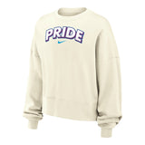 Women's Orlando Pride Nike Off-White Status Crewneck