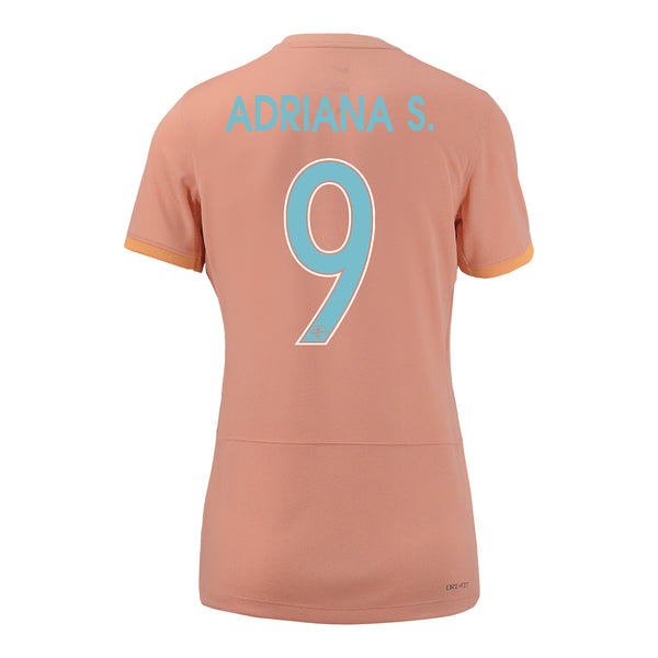 Women's Nike 2024 Orlando Pride Adriana Primary Citrus Replica Jersey