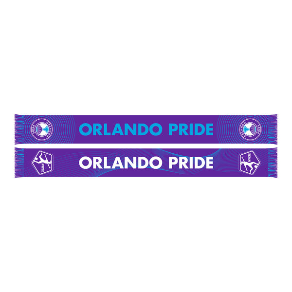 NWSL 2024 Draft Orlando Pride Purple Scarf - Front View