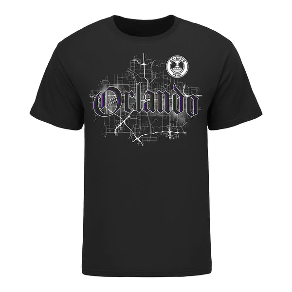 Unisex Orlando Pride Map Black Tee