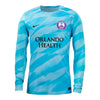 Unisex Nike 2024 Orlando Pride Replica Blue Goalkeeper Jersey