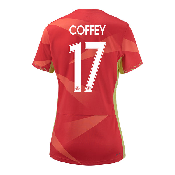 Women's Nike 2024 Portland Thorns FC Sam Coffey Primary Forever Thorn Replica Jersey