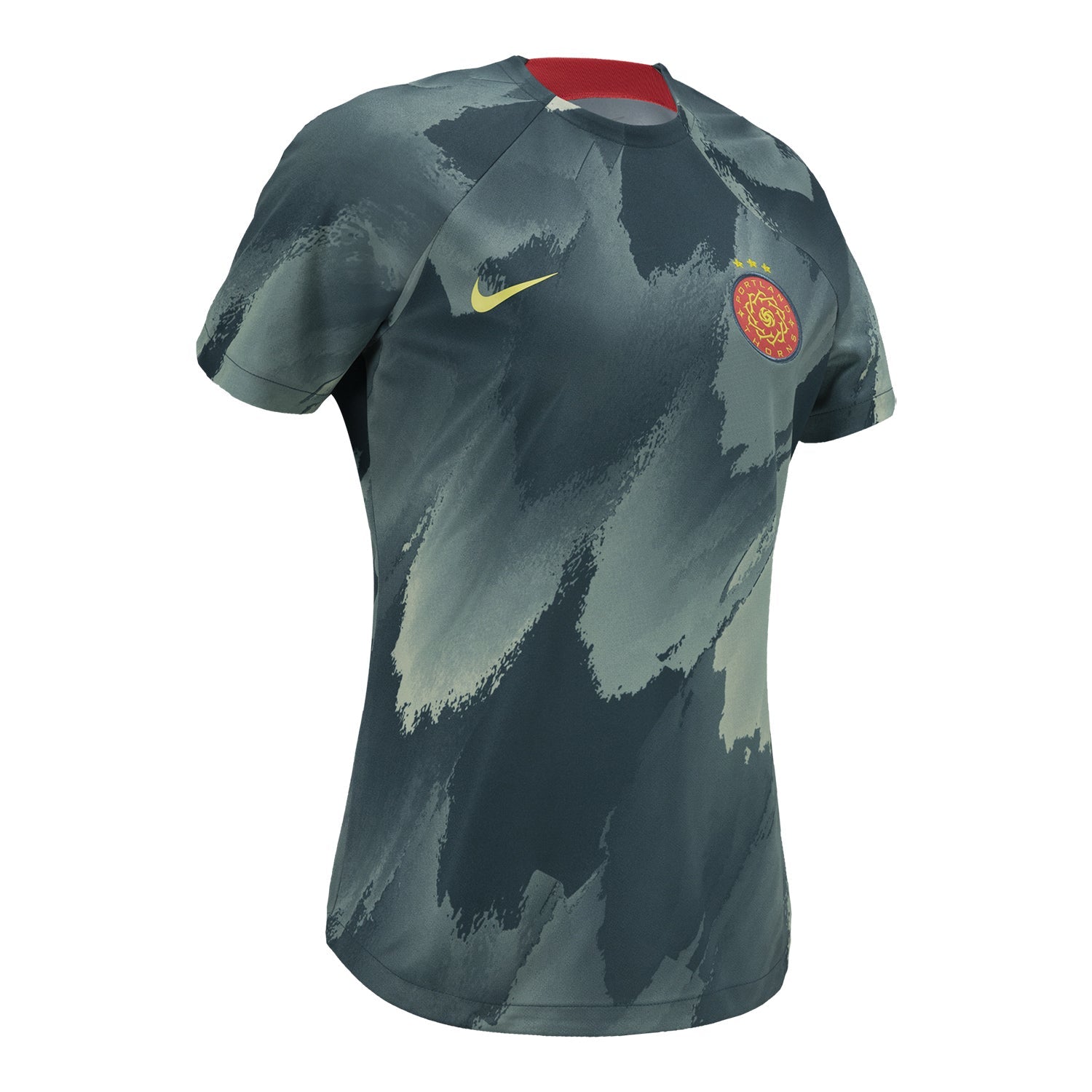 Women's Nike 2024 Portland Thorns Pre-Match Top - Side View