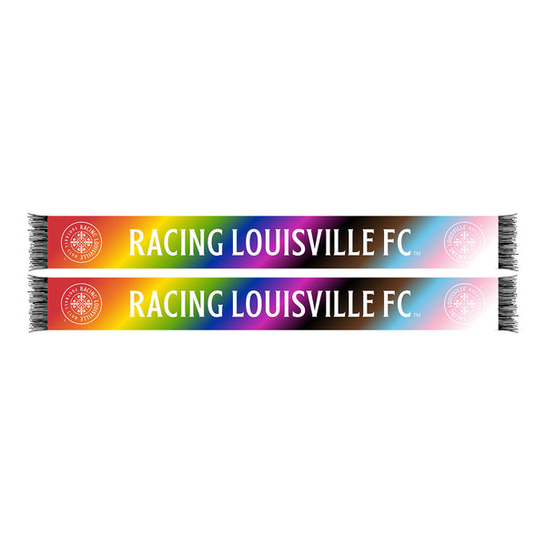 2023 Racing Louisville FC Pride Scarf - Front View