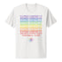 Unisex Racing Louisville Pride Repeat White Tee - Front View