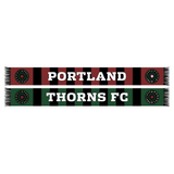 Portland Thorns Red & Green Bar Knit Scarf