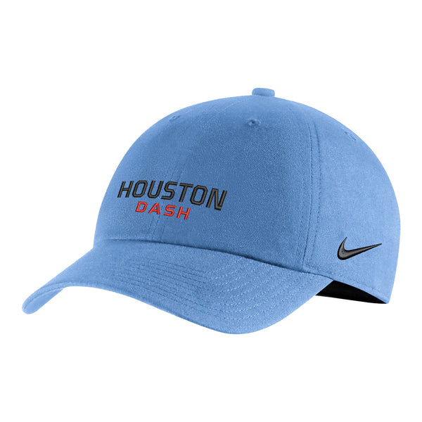 Adult Nike Houston Dash Campus Blue Hat - Front View