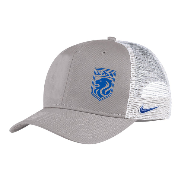 Adult Nike OL Reign Trucker Tan Hat - Front View
