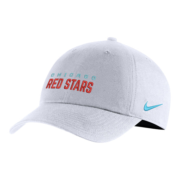 Adult Nike Chicago Red Stars Campus White Hat - Front View