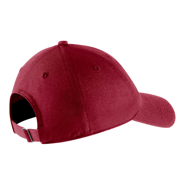 Adult Nike NC Courage Campus Burgundy Hat - Back View