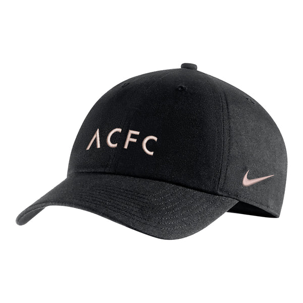 Adult Nike Angel City Campus Black Hat - Front View