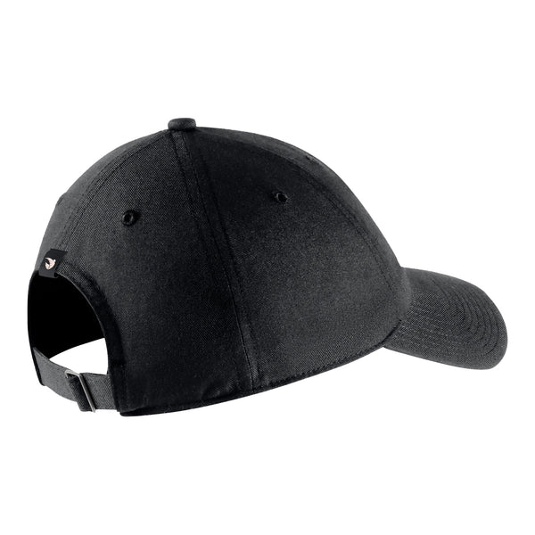 Adult Nike Angel City Campus Black Hat - Back View
