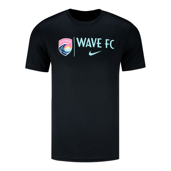 Unisex Nike San Diego Wave FC Combo Black Tee - Front View