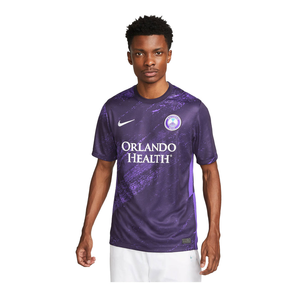 Orlando Pride Club Fleece Nike Men's Soccer Hoodie in Purple