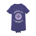 Racing Louisville FC Onesie in Purple - Front View