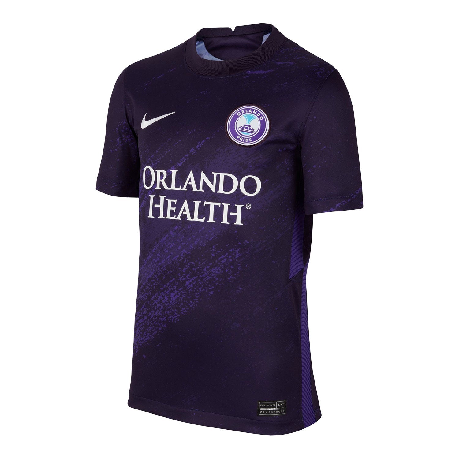 Youth Orlando Pride 2023 Purple Replica Jersey - Front View