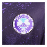Youth Orlando Pride 2023 Purple Replica Jersey - Patch View
