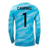 Unisex Nike 2024 Houston Dash Jane Campbell Replica Blue Goalkeeper Jersey