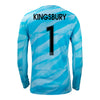 Unisex Nike 2024 Washington Spirit Aubrey Kingsbury Replica Blue Goalkeeper Jersey